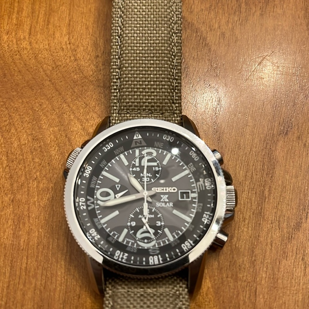 Seiko Prospex Solar Chronograph